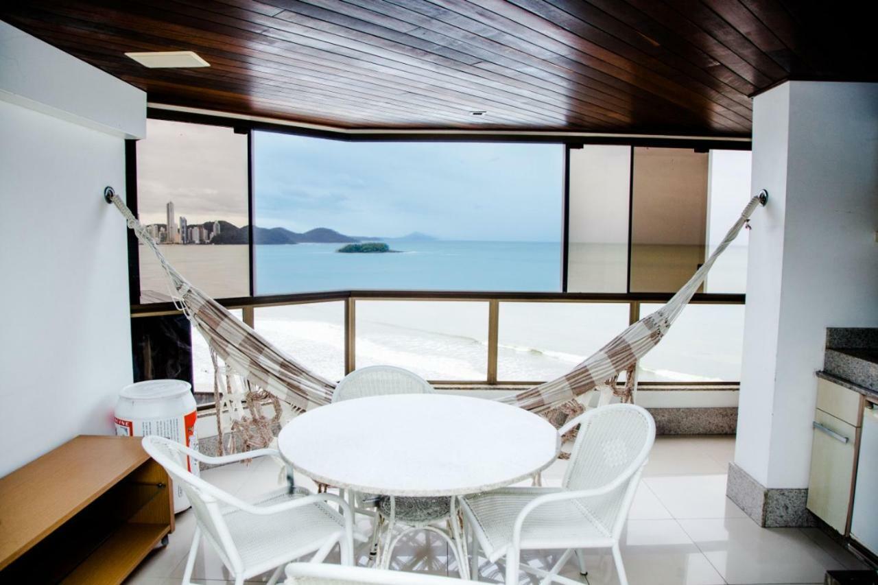 Apto Frente Mar Bal Camboriu Pe Na Areia Fantastica E Encantadora Vista Mar Balneário Camboriú 외부 사진